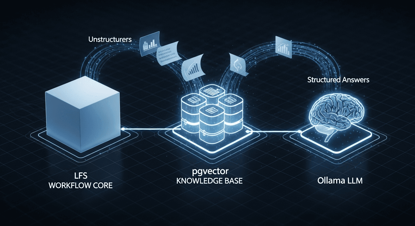 Recipe: Building Your Own RAG Assistant with LFS Workflow, pgvector, and Ollama