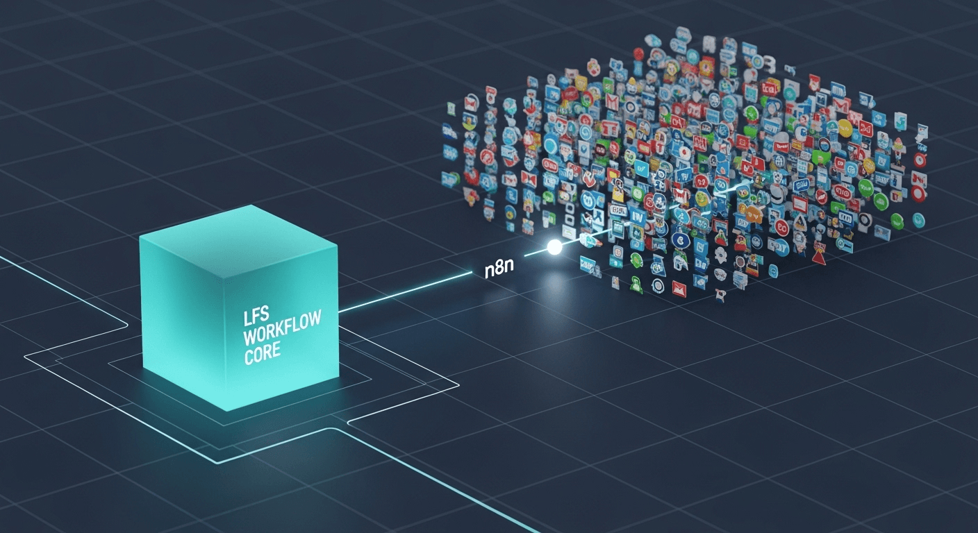 Recipe: How to Integrate LFS Workflow with Any System in 15 Minutes via n8n