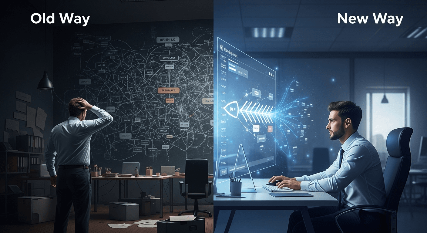 BPMN та Visio: Чому красива схема процесу — це часто лише ілюзія контролю